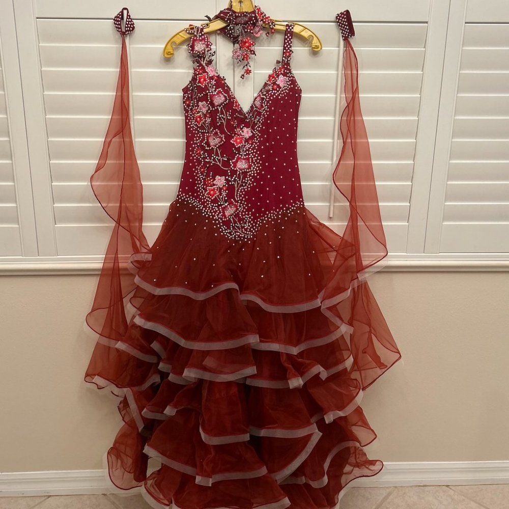 Red Ballroom Gown
